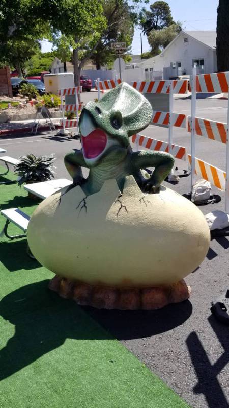 (Celia Shortt Goodyear/Boulder City Review) Dinosaurs were on display at the 42nd annual Spring ...