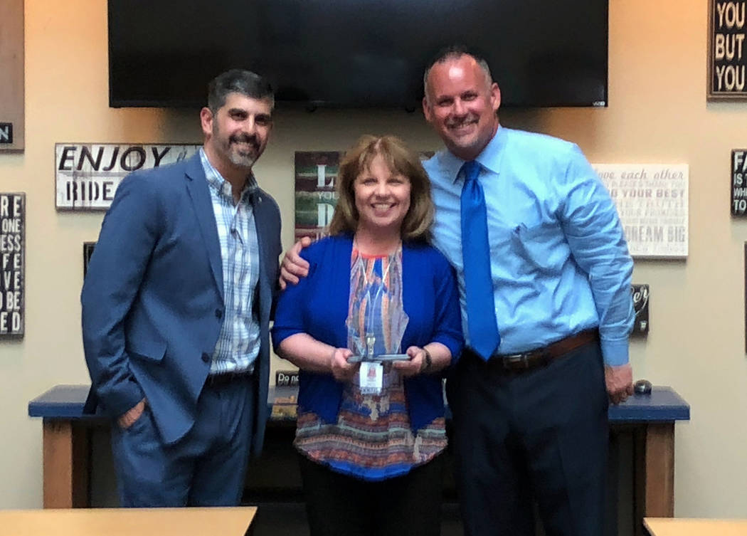 (Amy Wagner) Boulder City High School Principal Amy Wagner was named the 2018-2019 Nevada Secon ...