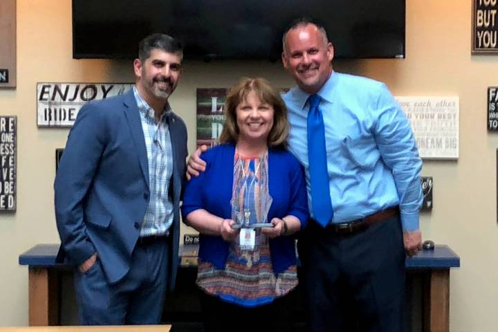 (Amy Wagner) Boulder City High School Principal Amy Wagner was named the 2018-2019 Nevada Secon ...