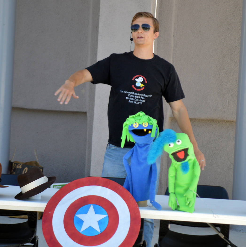 Superhero Saturday returns to Boulder City Library at 1 p.m. Saturday, June 1. Last year, Cospl ...