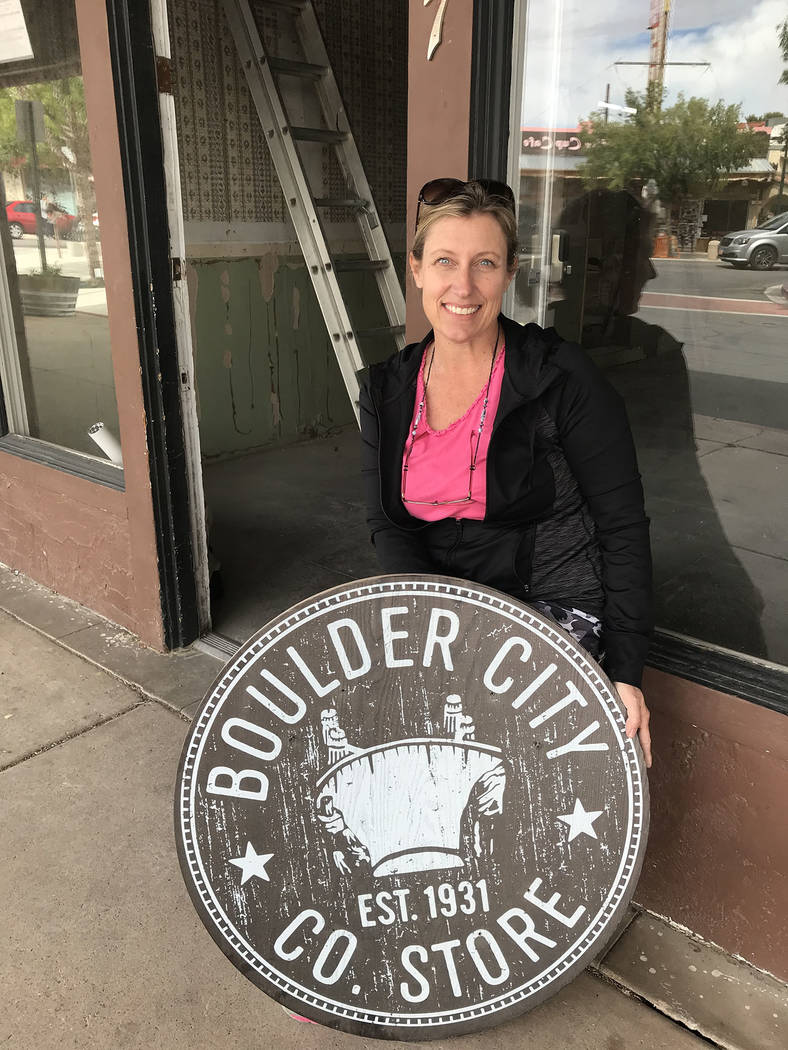 (Hali Bernstein Saylor/Boulder City Review) Tara Bertoli is opening Boulder City Co. Store at 5 ...