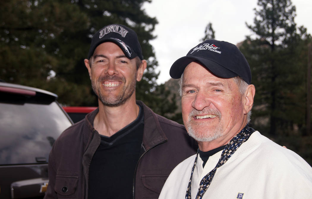 (Roger Hall) Tony Scheppmann, left, and his father, Doug Scheppmann, participate in a recent Bo ...