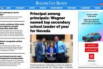 (Boulder City Review) Bouldercityreview.com debuts a new look today, June 13, that is cleaner a ...