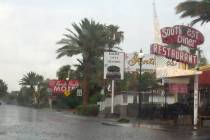 Monsoon season started in the Las Vegas Valley on Saturday, June 15, and continues through Sept ...