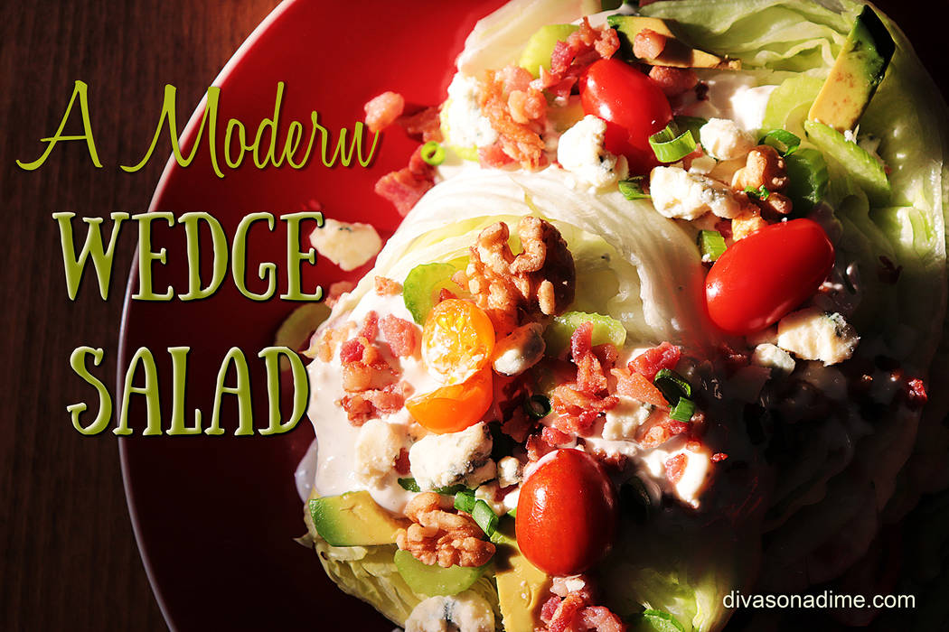 (Patti Diamond) The classic wedge salad gets a practical update by slicing the lettuce into dis ...