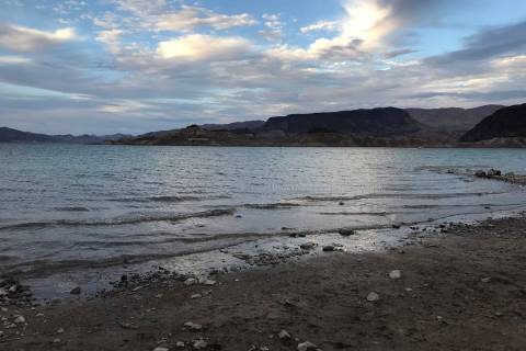 Lake Mead offers miles of shorelines, including beach areas, and plenty of picturesque opportun ...