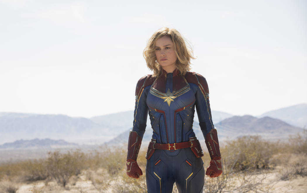 (Marvel Studios) Brie Larson stars as Carol Danvers/Captain Marvel in "Captain Marvel," which w ...