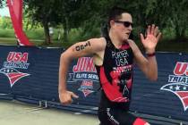 Ethan Porter of Boulder City, seen competing in the 2018 USA Triathlon Junior National Champion ...