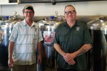 (Celia Shortt Goodyear/Boulder City Review) The Boulder Dam Brewing Co. offers several kinds of ...