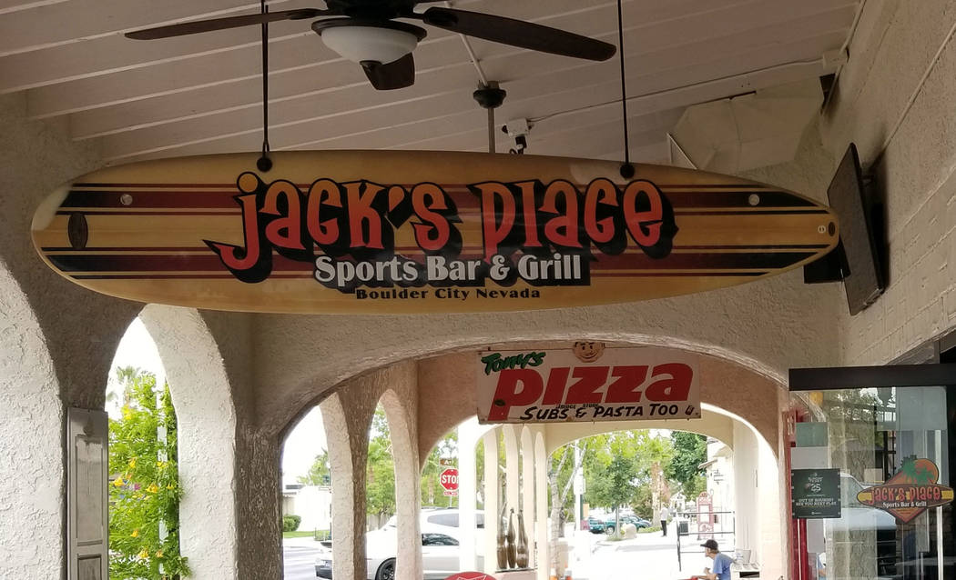 (Celia Shortt Goodyear/Boulder City Review) Jack's Place Sports Bar & Grill, 544 Nevada Way, is ...