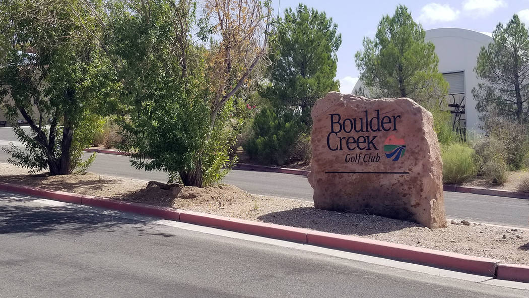 (Celia Shortt Goodyear/Boulder City Review) Boulder Creek Golf Club, 1501 Veterans Memorial Dri ...