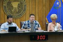 (Celia Shortt Goodyear/Boulder City Review) Boulder City Planning Commission Chairman Fritz McD ...