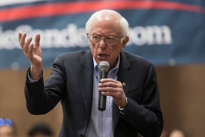 Democratic presidential candidate U.S. Sen. Bernie Sanders will be in Boulder City Tuesday, Oct ...