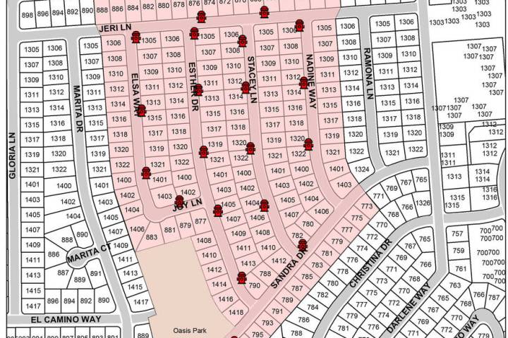 (Boulder City) The Boulder City Water Division will install new valves Elsa Way, Esther Drive, ...