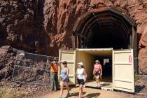 (National Park Service) Shipping containers have been put into the second and third tunnels alo ...