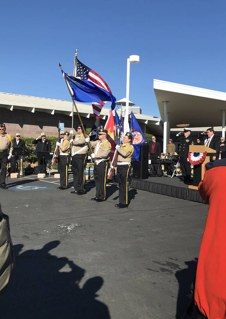 The Nevada Department of Veterans Services will hold its 2019 Veterans Day ceremony at 1:30 p.m ...