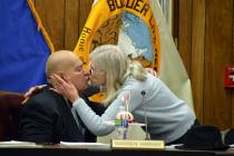 (Celia Shortt Goodyear/Boulder City Review) Marcia Harhay, wife of Councilman Warren Harhay, pr ...