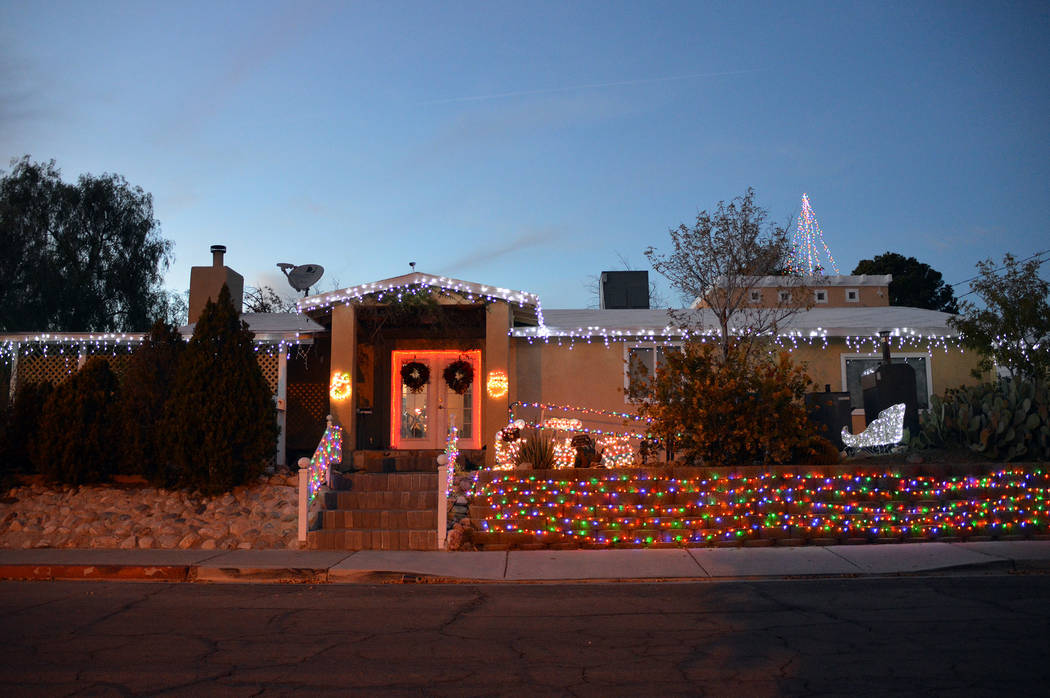 (Celia Shortt Goodyear/Boulder City Review) The home at the corner of Utah Street and Northridg ...