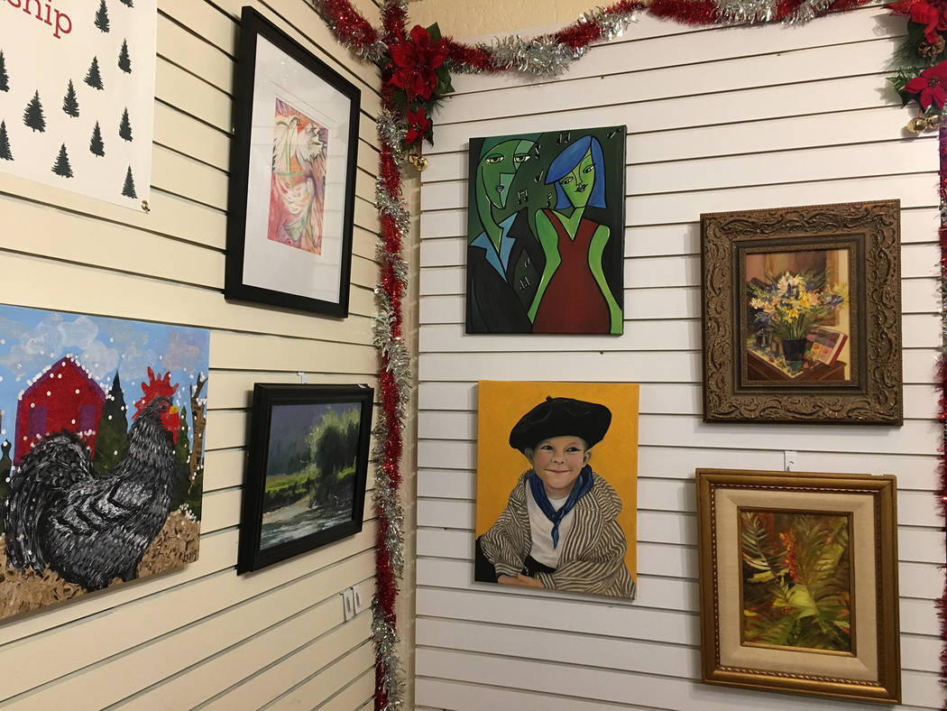 (Boulder City Art Guild) Works created by friends of Boulder City Art Guild members are being s ...