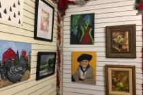 (Boulder City Art Guild) Works created by friends of Boulder City Art Guild members are being s ...