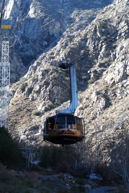 (Deborah Wall) The Palm Springs Aerial Tramway near the California city is the world’s l ...