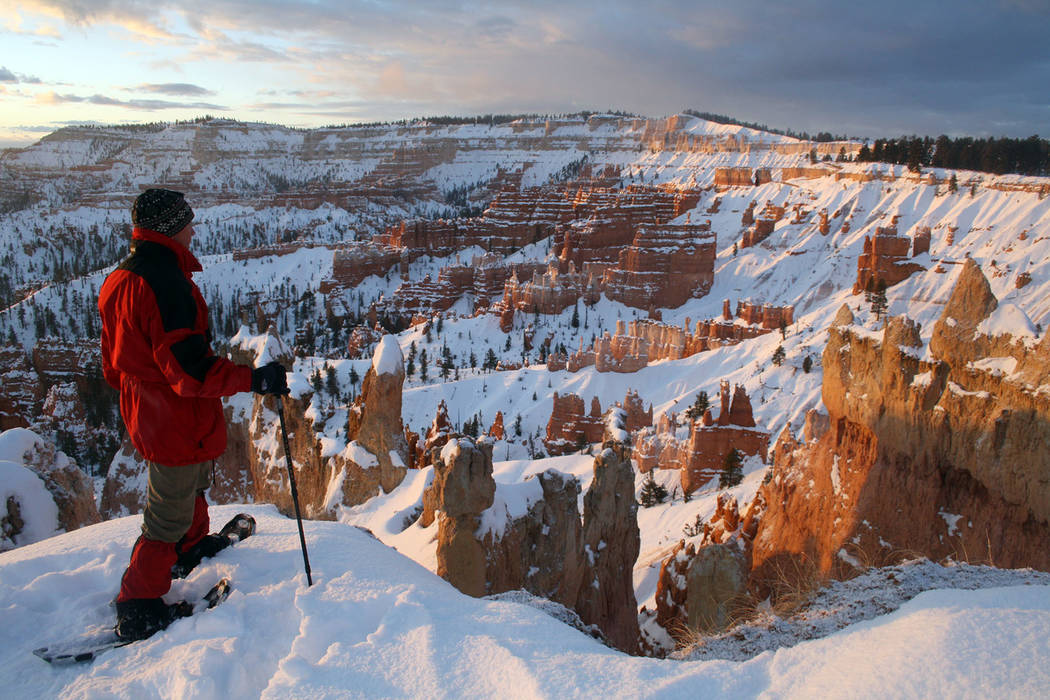 (Deborah Wall) With plenty of snow, Bryce Canyon National Park in Utah is a great place for cro ...