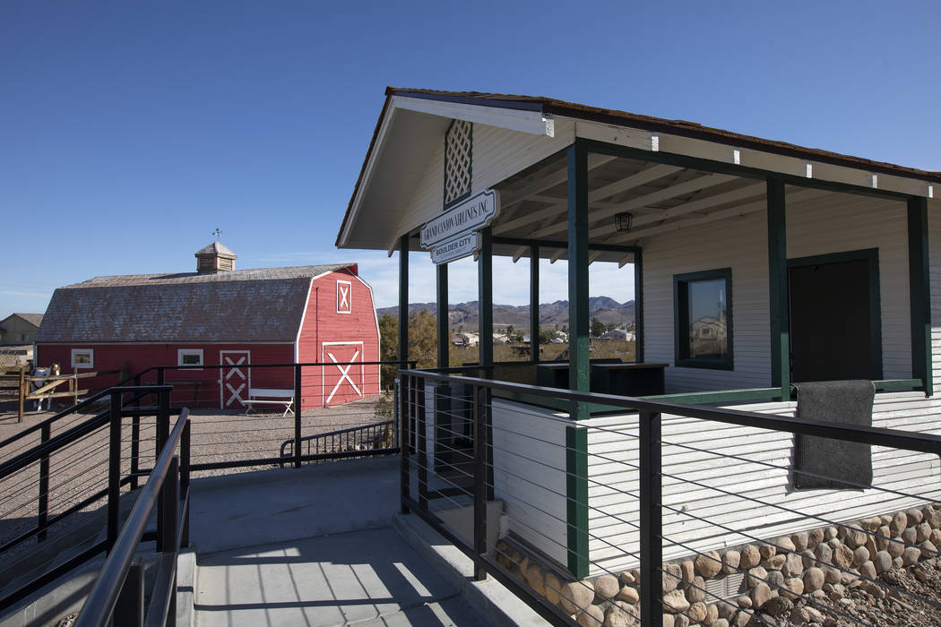 (Ellen Schmidt/Las Vegas Review-Journal) The Grand Canyon Airlines ticket office, which was mov ...