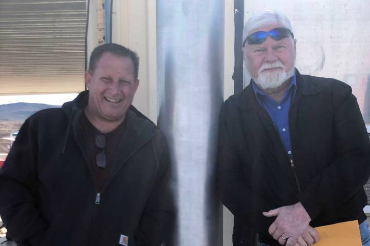 (Yolanda Helfrich) A 70-foot flagpole at the Boulder Rife and Pistol Club was recently dedicate ...