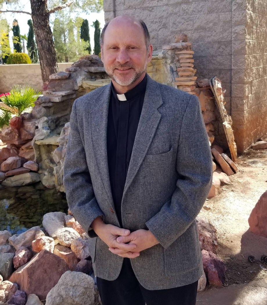 (Celia Shortt Goodyear/Boulder City Review) The Rev. Ron Zanoni is the new pastor at St. Andrew ...