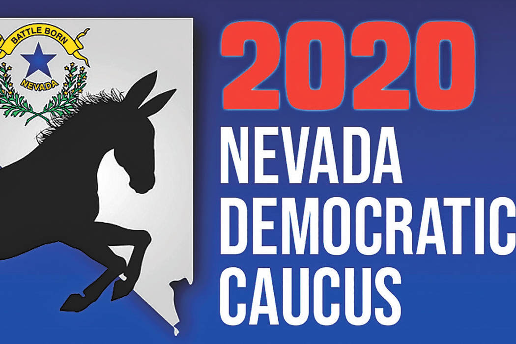 (Heather Ruth/Pahrump Valley Times) The 2020 Nevada Democratic Caucus is set for Saturday, Feb. ...