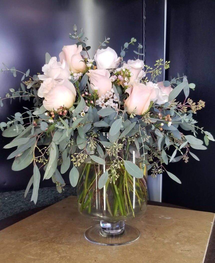 (Celia Shortt Goodyear/Boulder City Review) Floral arrangements to fit all budgets are availabl ...
