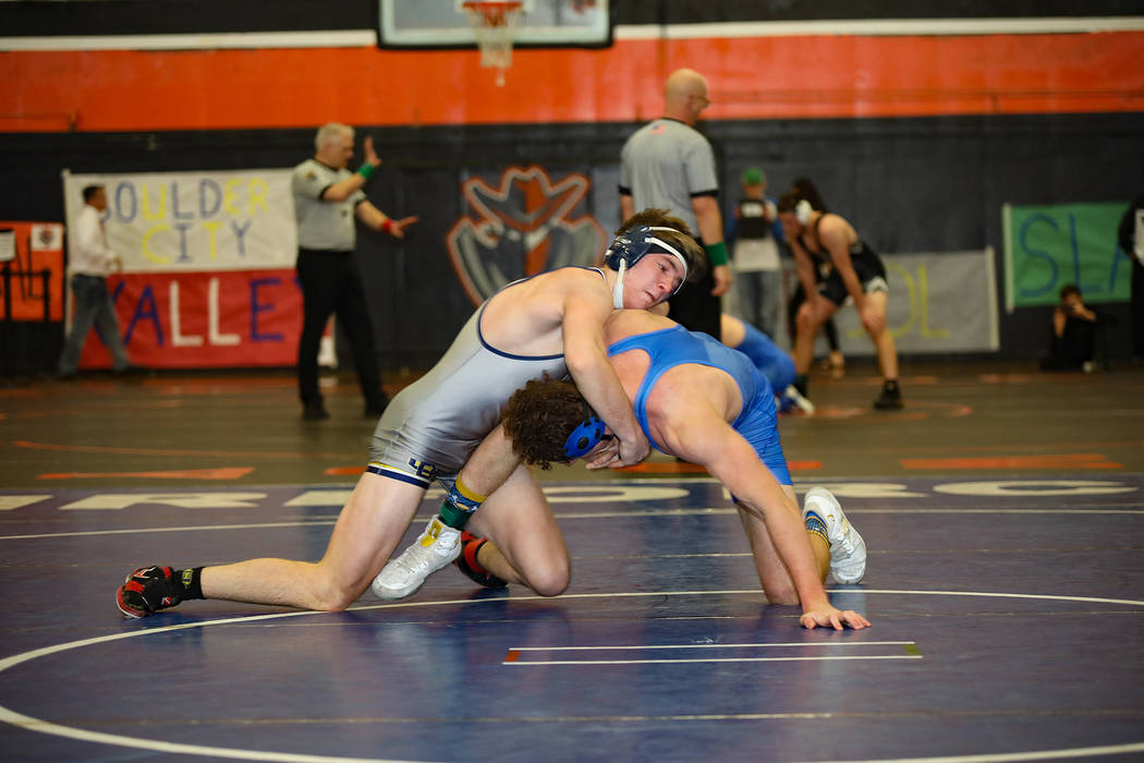 (Rich Viera/Boulder City Review) Boulder City High School senior Ladd Cox was named the individ ...