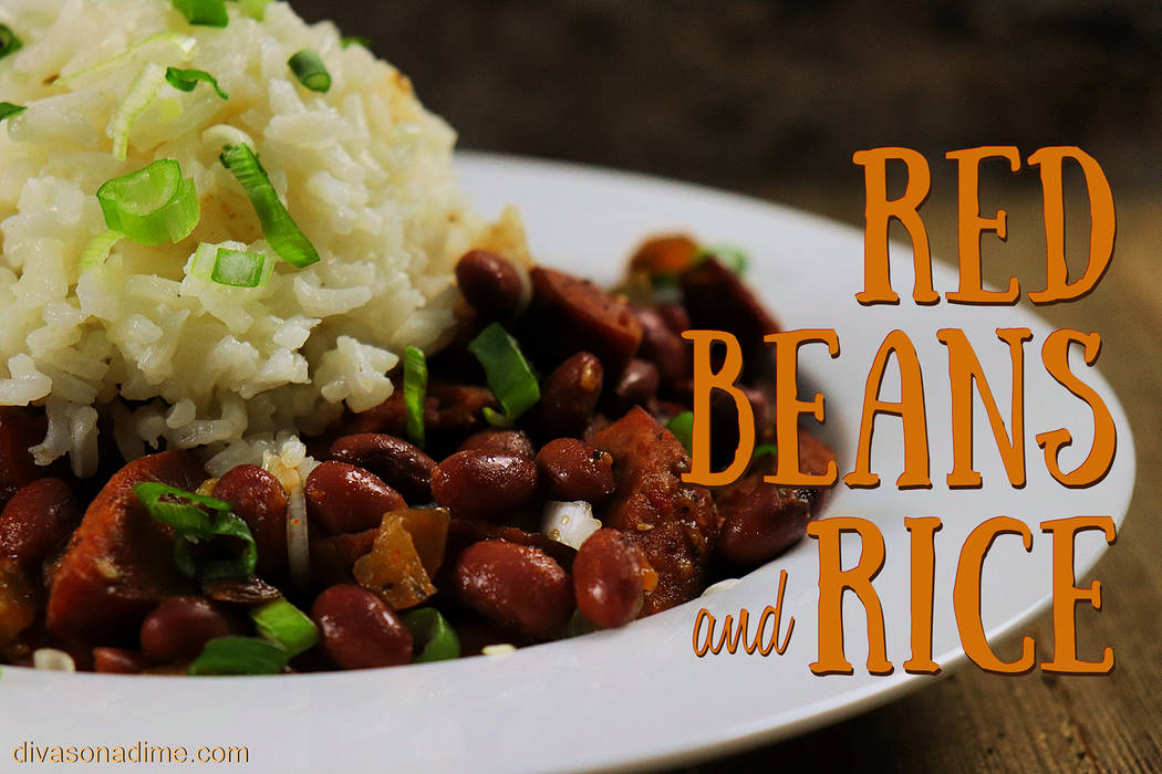 (Patti Diamond) Canned beans simplify preparation of red beans and rice, a classic Creole dish ...