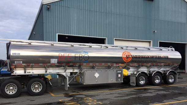 Robert Fahnestock This 10,000-gallon mobile tanker trailer is one of two owned by Robert Fahnes ...