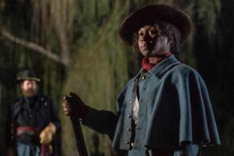 Cynthia Erivo stars as Harriet Tubman in a scene from "Harriet,” which will be show ...
