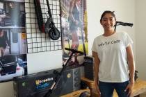 (Celia Shortt Goodyear/Boulder City Review) Mei Curtis recently opened SeVuR, an electric scoot ...