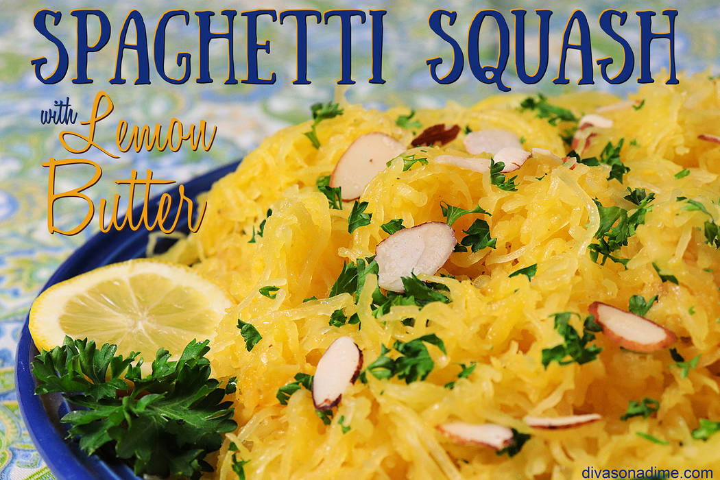 (Patti Diamond) Spaghetti squash is an ideal substitute for pasta and pairs well with a lemony ...