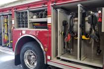 Celia Shortt Goodyear/Boulder City Review The Boulder City Fire Department's new fire engine in ...