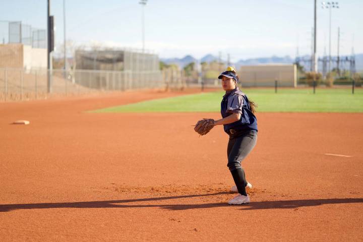 (Jamie Jane/Boulder City Review) Boulder City High School junior Brook Baker is expected to hel ...