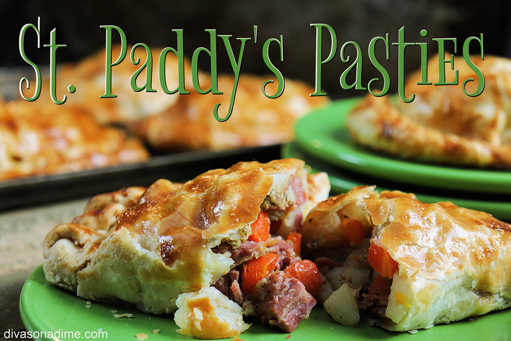(Patti Diamond) Leftover corned beef and cabbage find new life as the filling for pasties.