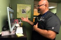 (Dr. Larry Smith) Dr. Larry Smith conducts a telehealth appointment with a patient at Boulder P ...