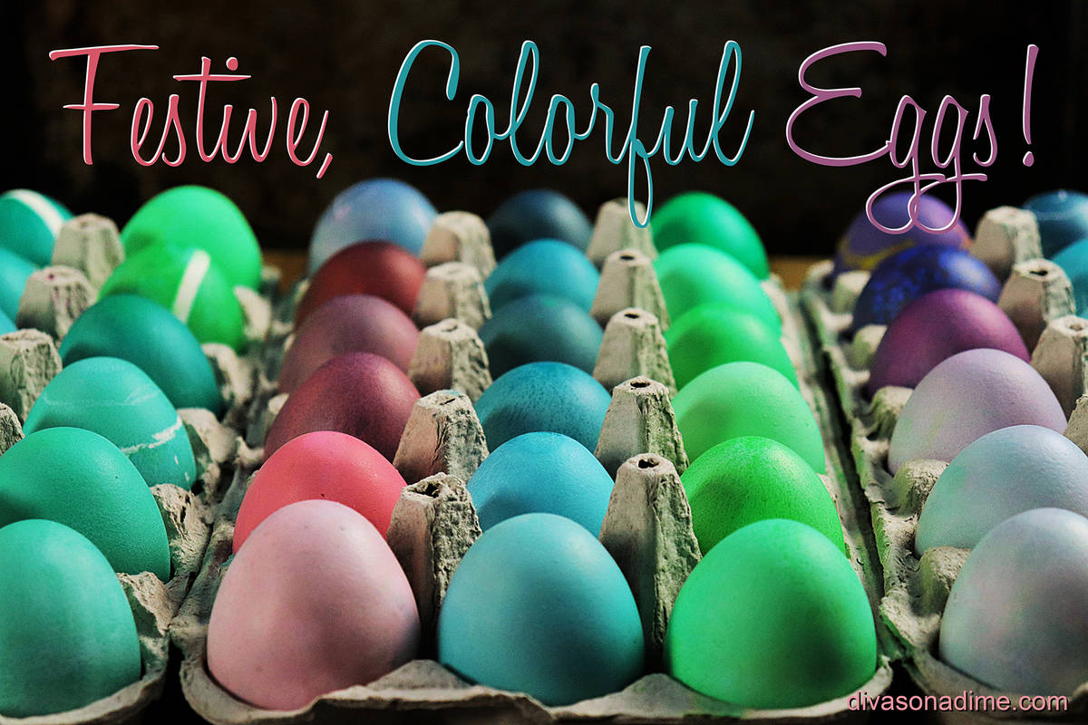 (Patti Diamond) Brighten your Easter celebration with colorfully dyed eggs.