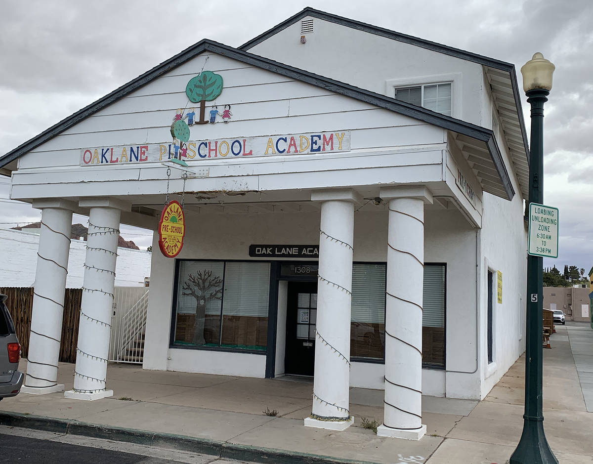 (Hali Bernstein Saylor/Boulder City Review) Oaklane Preschool Academy is closing its doors afte ...
