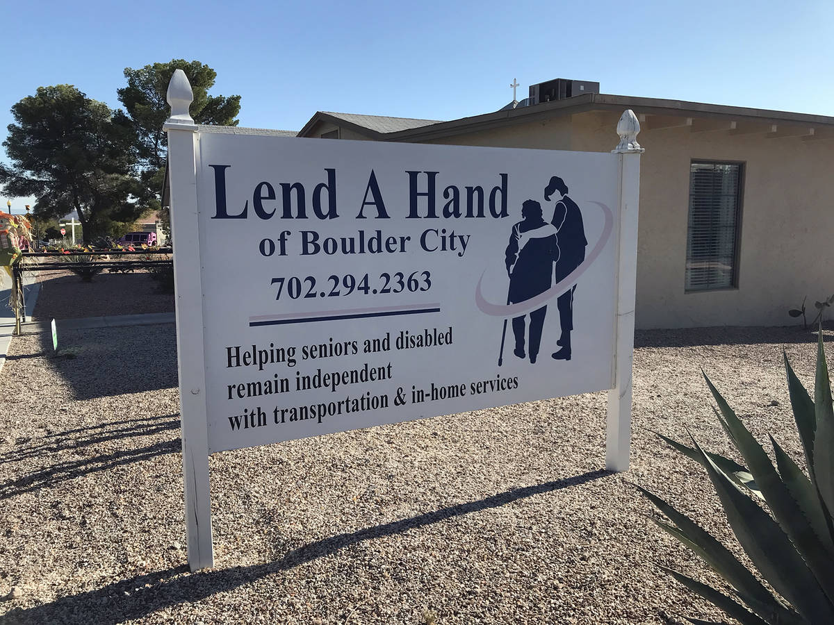 Lend A Hand of Boulder City, which is at 400 Utah St., continues to provide essential services ...