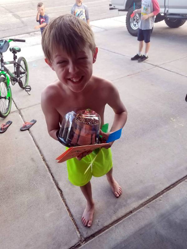 Tabitha Dunmire Wyatt Dunmire celebrated his 9th birthday Saturday, April 25, with a cake and c ...