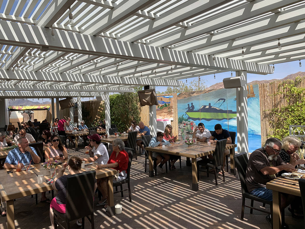 (Hali Bernstein Saylor/Boulder City Review) The Patio at Chilly Jilly’z, 1680 Boulder City Pa ...