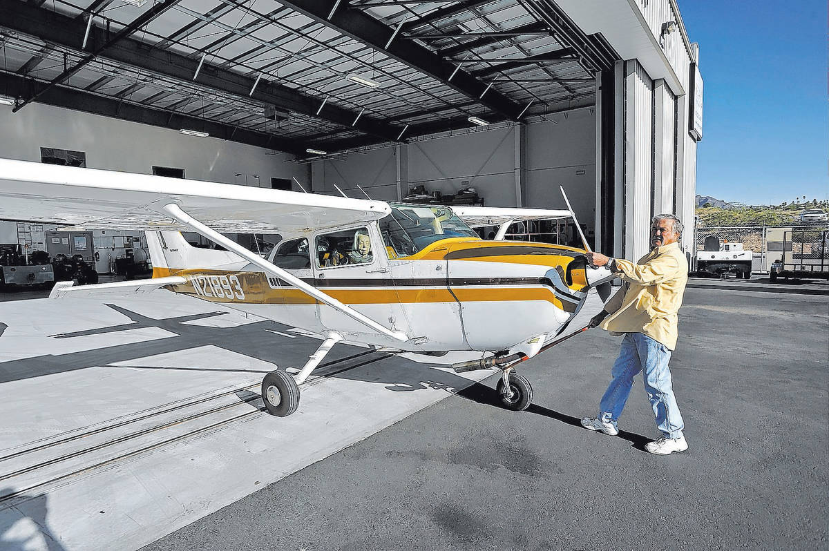 Hangars at Boulder City Municipal Airport will revert to city ownership when leases for the pro ...