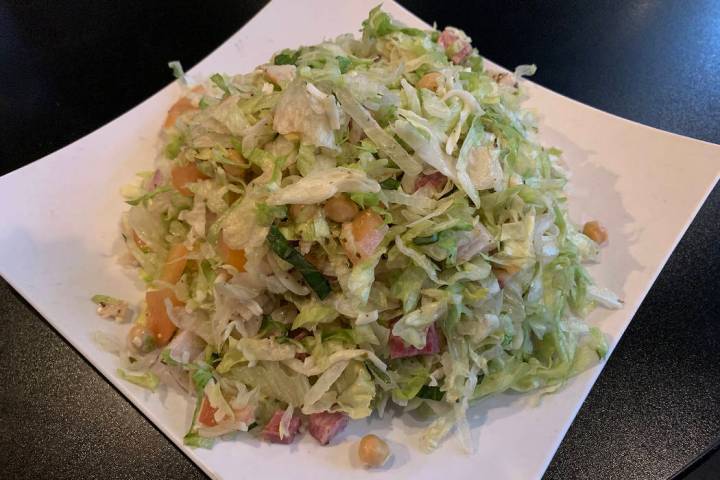 (Hali Bernstein Saylor/Boulder City Review) The Chopped Salad at the Dillinger Food and Drinker ...
