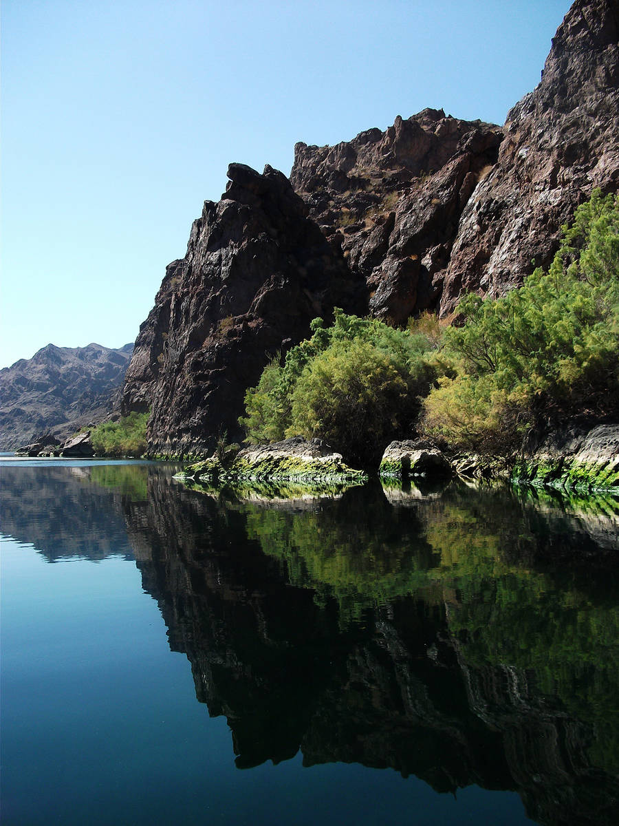 (Deborah Wall) Boating in Black Canyon in the Lake Mead National Recreation Area is a smooth-wa ...