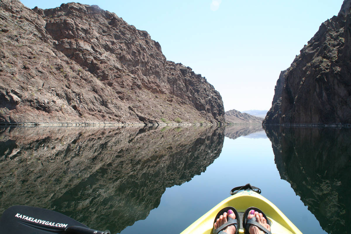 (Deborah Wall) The entire 30-mile long Black Canyon National Water Trail runs from Hoover Dam s ...